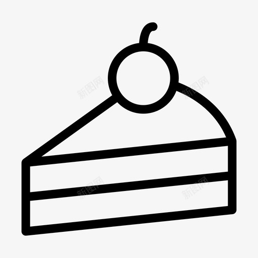 糕点蛋糕美味svg_新图网 https://ixintu.com 甜点 糕点 蛋糕 美味 巧克力 点线 字形