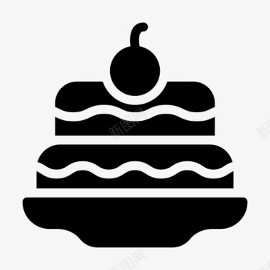 煎饼美味甜点图标