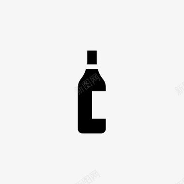 葡萄酒苹果酒容器图标