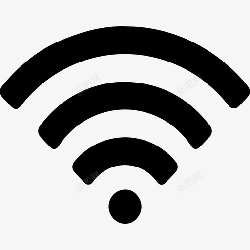 wifiwifi互联网wifi信号svg_新图网 https://ixintu.com 互联网 信号 状态