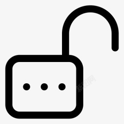打开字体解锁进入打开锁高清图片