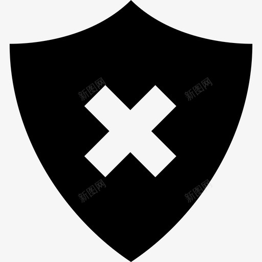 屏蔽十字标记许可svg_新图网 https://ixintu.com 屏蔽 十字 十字标 标记 许可 保护 安全