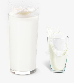 牛奶冲泡素材
