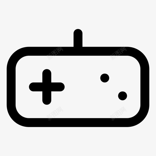 游戏板游戏杆遥控器svg_新图网 https://ixintu.com 游戏 遥控器 视频 设备 音量 字体