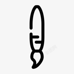 干介质画笔画笔工具界面图标2间隙介质高清图片