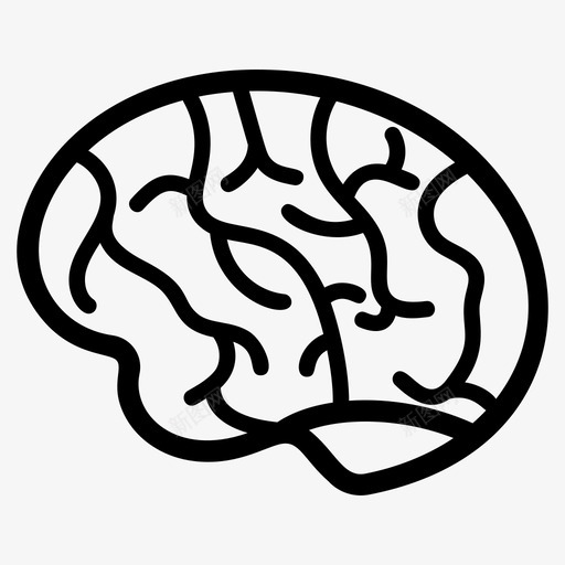 大脑身体器官神经系统svg_新图网 https://ixintu.com 大脑 身体 器官 神经系统 思维 数据 科学技术 线图 图标 集合