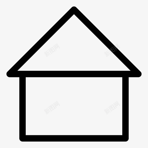 住宅建筑住宅按钮svg_新图网 https://ixintu.com 住宅 建筑 按钮 名片 图标 第二