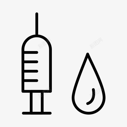 注射和血液药物水svg_新图网 https://ixintu.com 注射 血液 药物 病毒 流感 概述