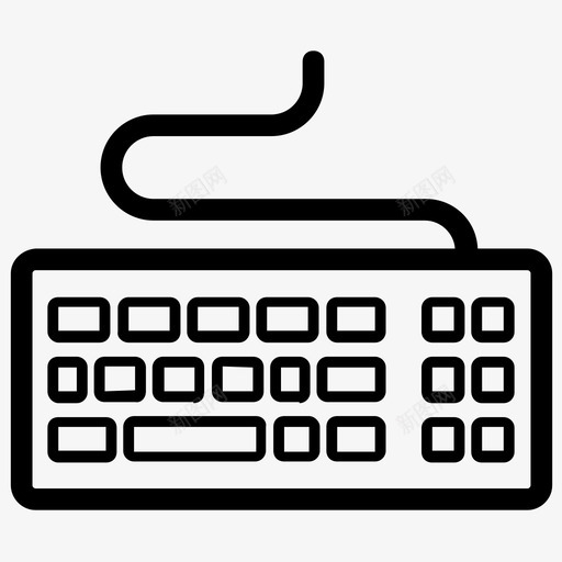 电脑键盘电脑设备电脑硬件svg_新图网 https://ixintu.com 电脑 键盘 设备 电脑硬件 输入 图案 设计 创意 包装 文具 软件