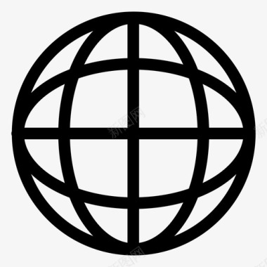 网站全球链接图标