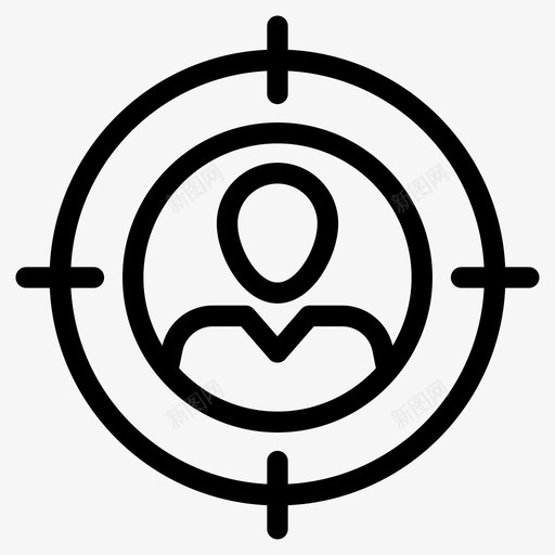 目标客户客户焦点客户细分svg_新图网 https://ixintu.com 客户 目标 焦点 细分 小组 受众 业务管理 线图 图标 集合