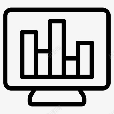 业务演示业务分析业务增长图标