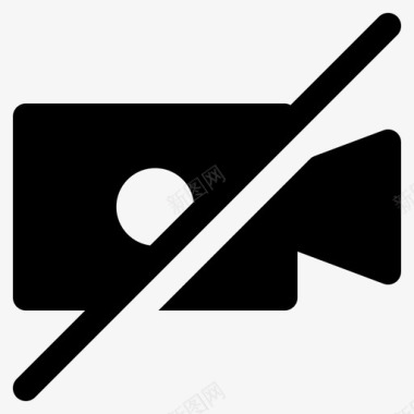 禁用视频摄像头禁用摄像头图标