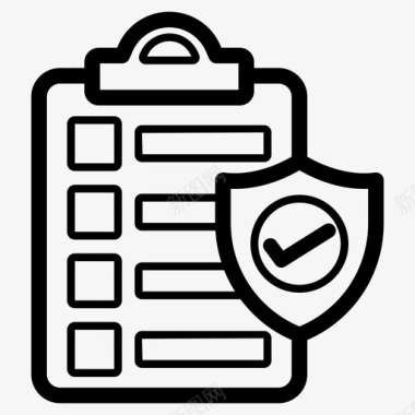 文件保护批准文件机密文件图标