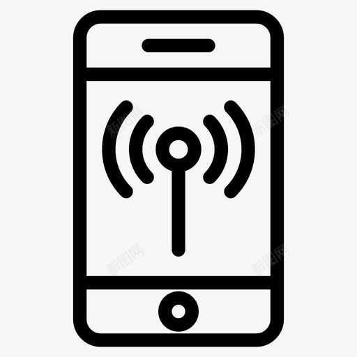 移动wifi互联网连接移动网络svg_新图网 https://ixintu.com 移动 互联网 连接 移动网 网络 区域 无线 网络通信 相关 线路 图标