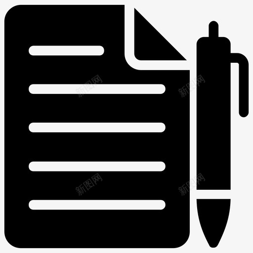 采购产品钢笔纸钢笔纸编辑svg_新图网 https://ixintu.com 钢笔 文具 采购 创意 图标 字形 软件 包装 符号 设计 图案