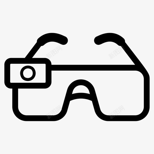 3d眼镜增强现实电影院玻璃svg_新图网 https://ixintu.com 眼镜 增强 现实 电影院 玻璃 创新 新技术 数据 科学技术 线图 图标