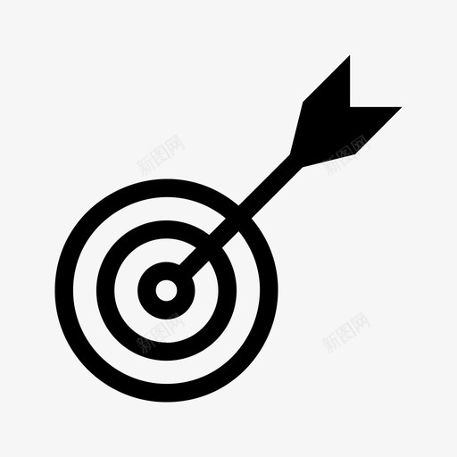 瞄准射箭商业图标svg_新图网 https://ixintu.com 瞄准 射箭 商业 图标