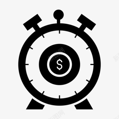 秒表计时器运动手表图标