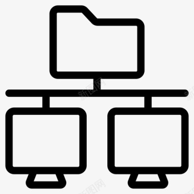 文件夹网络数据结构文件夹结构图标