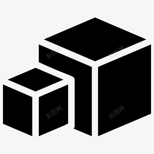 立方体三维块盒形svg_新图网 https://ixintu.com 立方体 三维 块盒 六面体 正方形 图案 设计 创意 包装 文具 软件