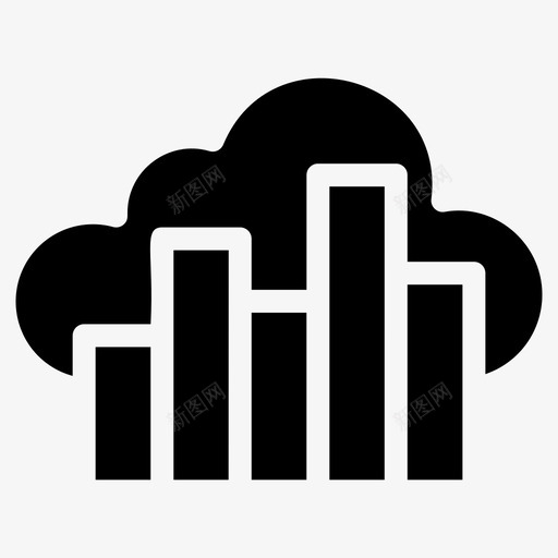 云数据分析云计算云形成svg_新图网 https://ixintu.com 数据分析 云计算 形成 云图 托管 图表 分析 文档 相关 字形 图标