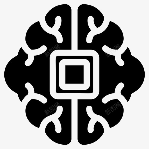 人工智能深度学习机器学习svg_新图网 https://ixintu.com 人工智能 学习 深度 学习机 机器 芯片 自动化 神经网络 数据 科学技术 字形