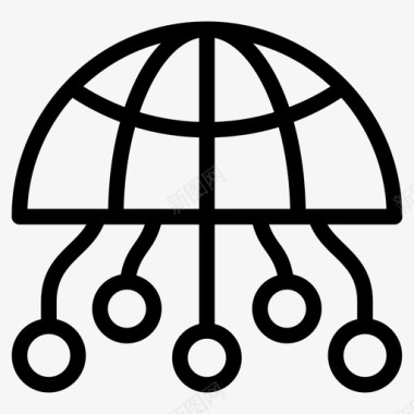 全球网络国际网络通用网络图标