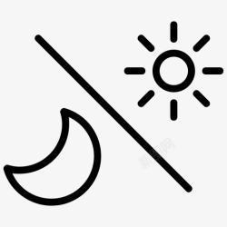 白天天气月亮和太阳白天晚上高清图片