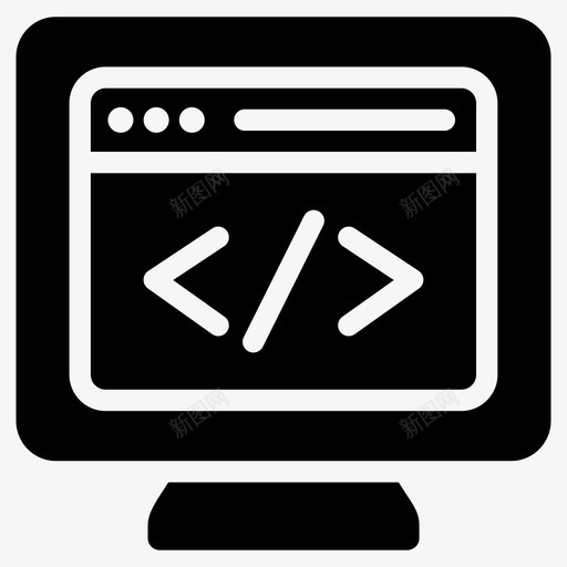 网络编程html编码软件开发svg_新图网 https://ixintu.com 网络编程 编码 网络 软件开发 开发 数据 科学技术 字形 图标 集合