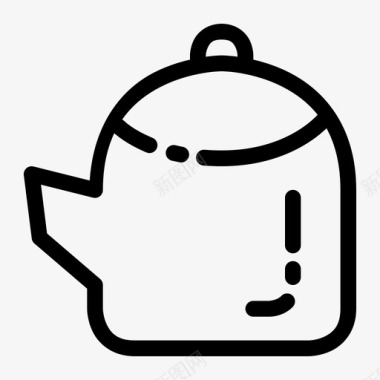 茶壶烹饪水壶图标