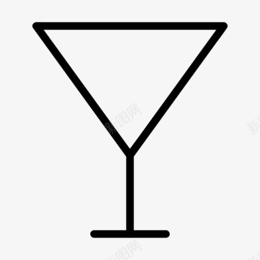 鸡尾酒杯酒类饮料图标