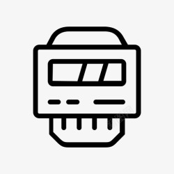 霍尔电压传感器仪表电气物联网高清图片