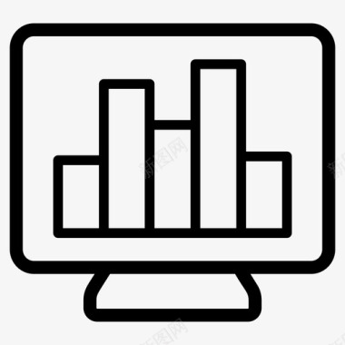 在线分析市场调查在线图表图标