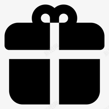 礼品盒礼物奖励图标
