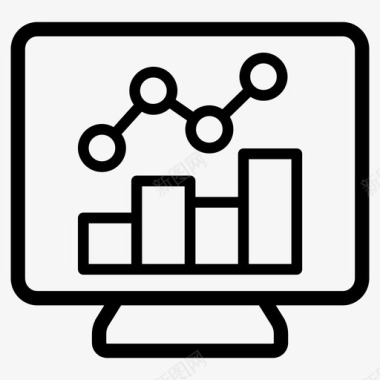 营销分析市场分析数据分析图标