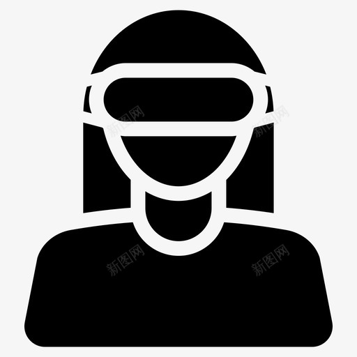 虚拟现实3d眼镜增强智能svg_新图网 https://ixintu.com 虚拟现实 增强 眼镜 智能 现实 数据 科学技术 字形 图标 集合