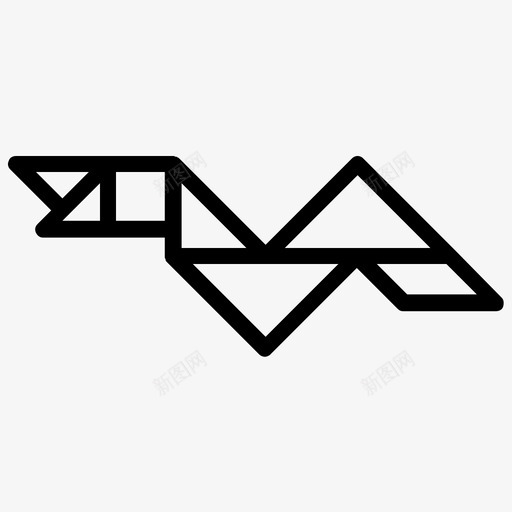蛇七巧板动物游戏svg_新图网 https://ixintu.com 七巧板 动物 游戏 拼图 解决方案