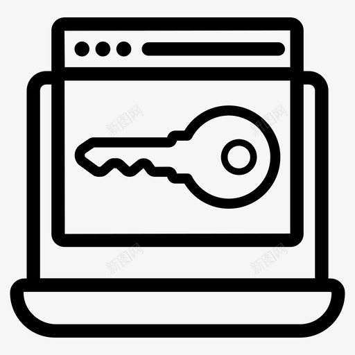 web访问web应用程序web密码svg_新图网 https://ixintu.com 访问 密码 网站 应用程序 私人 网络 托管 服务器 图标 集合