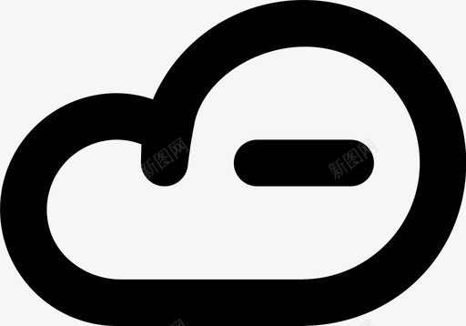 cloudminus1058svg_新图网 https://ixintu.com 扁平