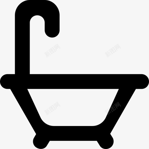 bathtub49svg_新图网 https://ixintu.com 填充 扁平