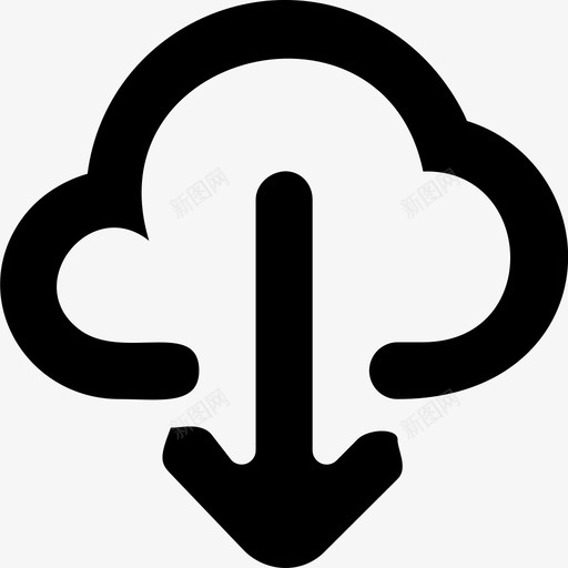 clouddown1061svg_新图网 https://ixintu.com 扁平