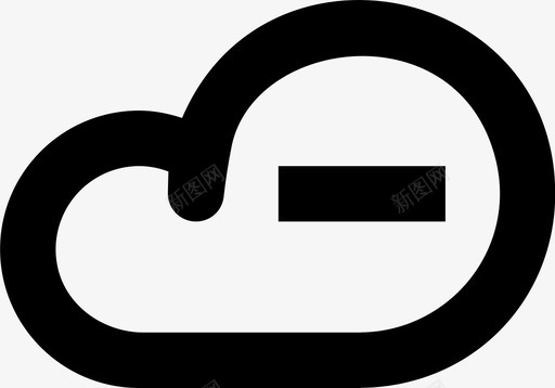 cloudminus1054svg_新图网 https://ixintu.com 扁平