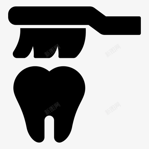 牙齿护理牙齿和刷子牙刷口腔卫生svg_新图网 https://ixintu.com 牙齿 护理 刷子 牙刷 口腔 卫生 美容 时尚 字形 矢量 矢量图