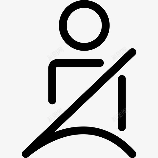 安全带提示svg_新图网 https://ixintu.com 安全带 提示