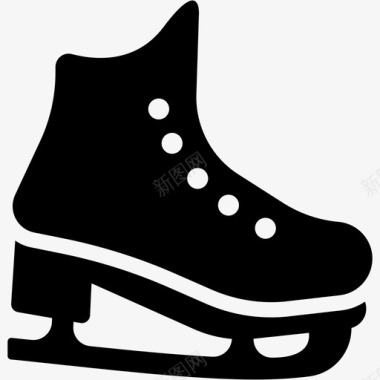 溜冰鞋直列式溜冰鞋溜冰靴图标