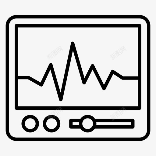 ecg监视器心电图心脏护理svg_新图网 https://ixintu.com 监视器 心电图 心脏 护理 健康 心悸 科学 医学 向量 图标