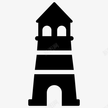 灯塔建筑航海方向航海建筑图标