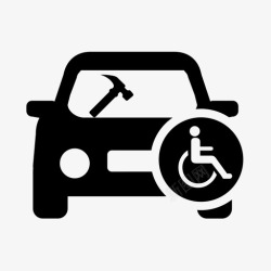 载客汽车残疾人专用小型自动挡载客汽车拆除操纵辅助高清图片