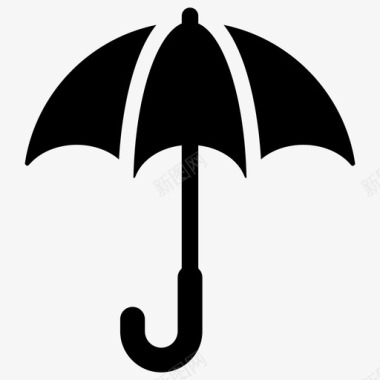 雨伞大喇叭保险图标